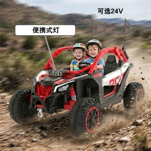 儿童电动车四轮宝宝越野遥控汽车小孩玩具车可坐双人网红童车