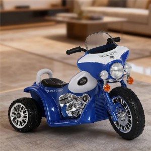 女孩玩具电池供电塑料玩具车 6V4AH 电池 儿童骑乘车 2至4岁 LED前灯 塑料