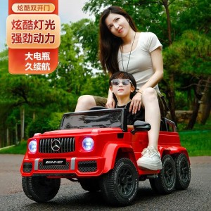 2026新款厂家大g可坐大人新款高端婴儿童电动车六轮宝宝汽车