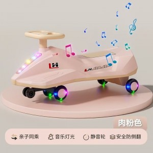 新款音乐灯光妞妞车儿童扭扭车婴幼儿万向轮摇摆车防侧翻溜溜车