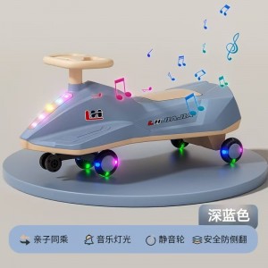 新款音乐灯光妞妞车儿童扭扭车婴幼儿万向轮摇摆车防侧翻溜溜车