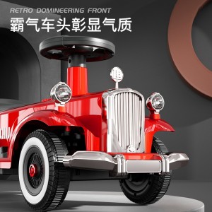 新款宝宝遥控玩具老爷车可坐人4轮汽车电瓶驱动12v 儿童电动车