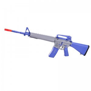 儿童夏季户外电子玩具M416射击沙滩自动水枪高压塑料DIY组装爆破器