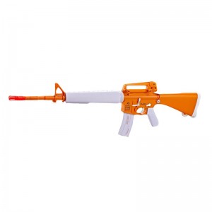 儿童夏季户外电子玩具M416射击沙滩自动水枪高压塑料DIY组装爆破器