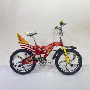 高品质钢架铝合金轮圈 BMX 自行车自由式 V 刹全避震车架表演自行车