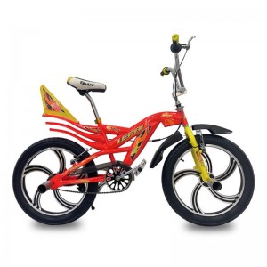 高品质钢架铝合金轮圈 BMX 自行车自由式 V 刹全避震车架表演自行车