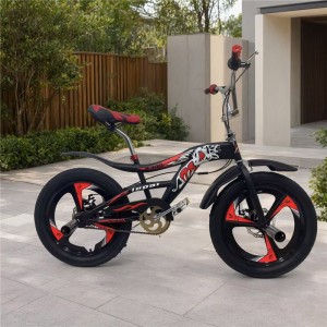 儿童钢制单速山地自行车 适合 6-12 岁女孩和男孩 自由式特技杂技自行车