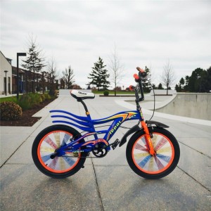 20英寸自由式街头BMX山地自行车单速钢架赛车16英寸自行车