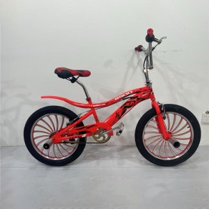表演自行车BMX 自行车 20 英寸单速钢架自由式赛车自行车
