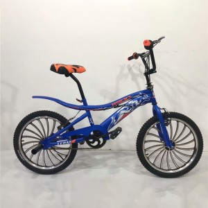表演自行车BMX 自行车 20 英寸单速钢架自由式赛车自行车
