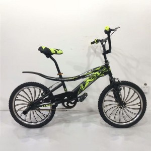 表演自行车BMX 自行车 20 英寸单速钢架自由式赛车自行车