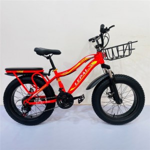 工厂山地车Mtb男士自行车钢山地车20英寸下坡胖轮胎成人山地车